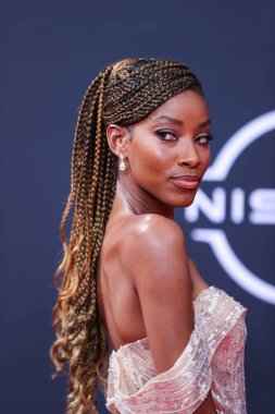 Kiandra Richardson, 26 Haziran 2022 'de Los Angeles, Kaliforniya' da Microsoft Theater 'da düzenlenen BET Ödülleri 2022' ye ulaştı..