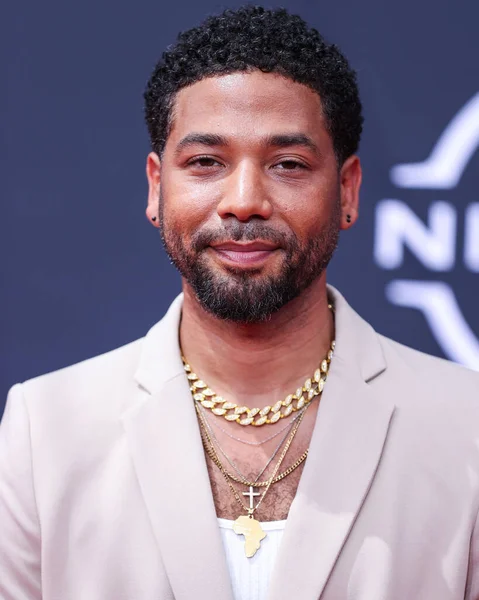 Actriz Estadounidense Jussie Smollett Llega Los Premios Bet 2022 Celebrados — Foto de Stock