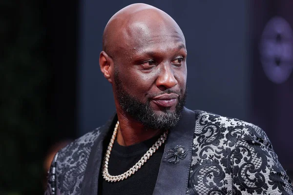 Lamar Odom Chega Bet Awards 2022 Realizado Microsoft Theater Live — Fotografia de Stock