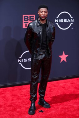 Marvin Anthony, Los Angeles, Kaliforniya 'da 26 Haziran 2022' de Microsoft Theater 'da düzenlenen BET Ödülleri' ne ulaştı.. 