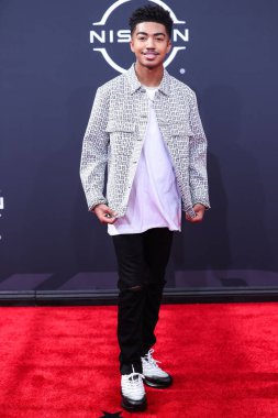 Miles Brown 26 Haziran 2022 'de Los Angeles, Kaliforniya' da Microsoft Theater 'da düzenlenen BET Ödülleri' ne ulaştı.. 