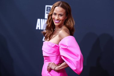 Amerikalı aktris Paula Patton, 26 Haziran 2022 'de Los Angeles, Kaliforniya' da Microsoft Theater 'da düzenlenen BET Ödülleri' ne geldi..