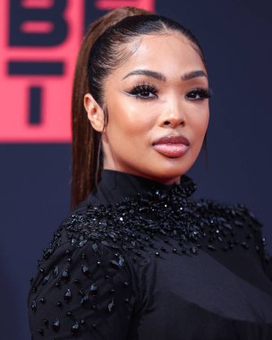 Prenses Love, Los Angeles, Kaliforniya 'da 26 Haziran 2022' de Microsoft Theater 'da düzenlenen BET Ödülleri' ne ulaştı..