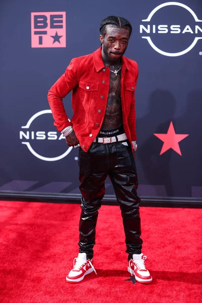 Lil Uzi Vert, 26 Haziran 2022 'de Los Angeles, Kaliforniya' da Microsoft Theater 'da düzenlenen BET Ödülleri' ne ulaştı..