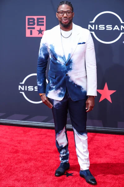 Matthew A. Cherry, 26 Haziran 2022 'de Los Angeles, Kaliforniya' da Microsoft Theater 'da düzenlenen BET Ödülleri 2022' ye ulaştı..