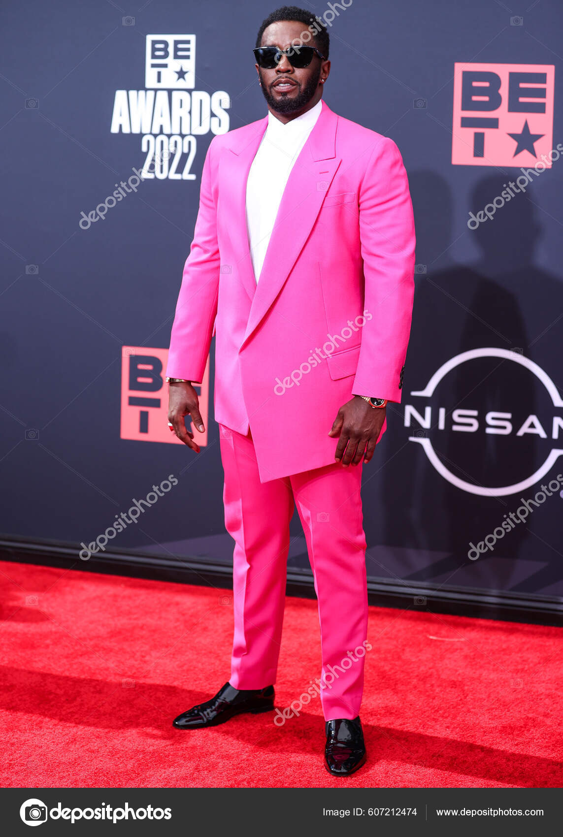 Sean Diddy Combs Arrives Bet Awards 2022 Held Microsoft Theater