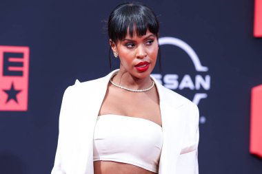 Sabrina Dhowre Elba, 26 Haziran 2022 'de Los Angeles, Kaliforniya' da Microsoft Theater 'da düzenlenen BET Ödülleri' ne ulaştı..