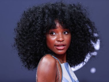 Saniyya Sidney, 26 Haziran 2022 'de Los Angeles, Kaliforniya' da Microsoft Theater 'da düzenlenen BET Ödülleri' ne ulaştı.. 