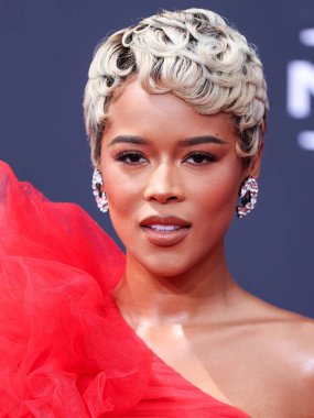 Serayah McNeill, 26 Haziran 2022 'de Los Angeles, Kaliforniya' da Microsoft Theater 'da düzenlenen BET Ödülleri 2022' ye ulaştı.. 