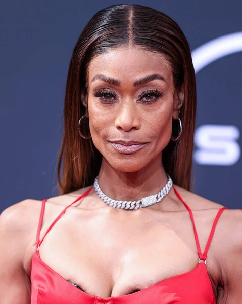 Tami Roman, 26 Haziran 2022 'de Los Angeles, Kaliforniya' da Microsoft Theater 'da düzenlenen BET Ödülleri' ne ulaştı.. 