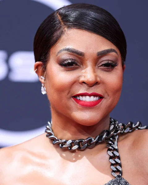 Actriz Estadounidense Taraji Henson Con Vestido Tom Ford Llega Los — Foto de Stock