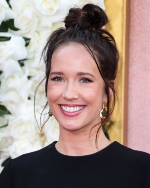 Amerikalı aktris Anna Camp 13 Eylül 2022 'de Hollywood, Los Angeles, Kaliforniya, ABD' deki TCL Çin Tiyatrosu IMAX 'te düzenlenen Netflix' in 'Blonde' nin Los Angeles prömiyerine geldi.. 