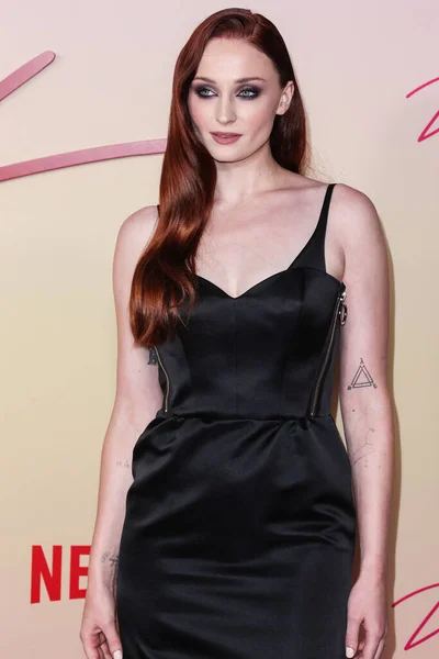 Engelse Actrice Sophie Turner Met Louis Vuitton Arriveert Het Los — Stockfoto