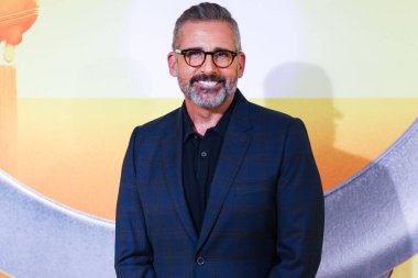 American actor Steve Carell arrives at the Los Angeles Premiere Of Illumination And Universal Pictures' 'Minions: The Rise Of Gru' held at the TCL Chinese Theatre IMAX on June 25, 2022 in Hollywood, Los Angeles, California, United States.  clipart