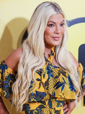 Amerikalı aktris Tori Spelling, 25 Haziran 2022 'de Hollywood, Los Angeles, Kaliforniya, ABD' de bulunan TCL Çin Tiyatrosu IMAX 'te düzenlenen Los Angeles Illumination And Universal Pictures' ın 'Minions: The Rise of Gru' adlı filminin galasına geldi.. 