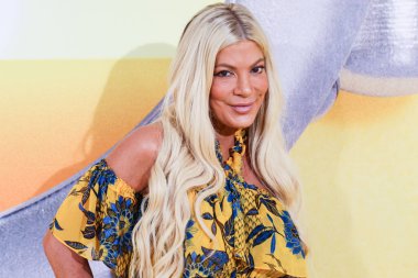 Amerikalı aktris Tori Spelling, 25 Haziran 2022 'de Hollywood, Los Angeles, Kaliforniya, ABD' de bulunan TCL Çin Tiyatrosu IMAX 'te düzenlenen Los Angeles Illumination And Universal Pictures' ın 'Minions: The Rise of Gru' adlı filminin galasına geldi.. 