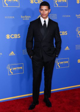 Delon de Metz, 24 Haziran 2022 'de Pasadena Kongre Merkezi' nde düzenlenen 49. Gündüz Emmy Ödülleri 'ne geldi.. 