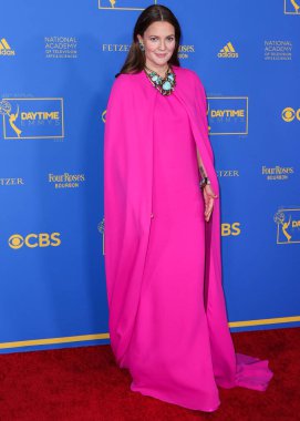 Amerikalı aktris Drew Barrymore, 24 Haziran 2022 'de Pasadena Kongre Merkezi' nde düzenlenen 49. Gündüz Emmy Ödülleri 'ne geldi..