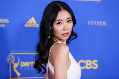Kelsey Wang, 24 Haziran 2022 'de Pasadena Kongre Merkezi' nde düzenlenen 49. Gündüz Emmy Ödülleri 'ne ulaştı..