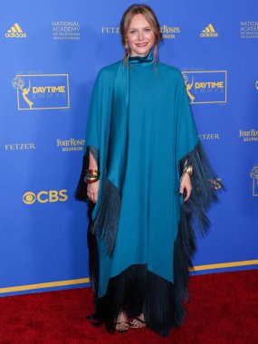Marci Miller, 24 Haziran 2022 'de Pasadena Kongre Merkezi' nde düzenlenen 49. Gündüz Emmy Ödülleri 'ne geldi.. 