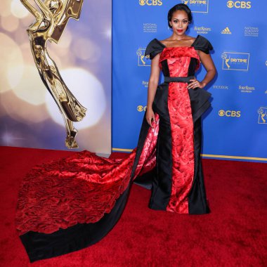 Mishael Morgan, 24 Haziran 2022 'de Pasadena Kongre Merkezi' nde düzenlenen 49. Gündüz Emmy Ödülleri 'ne ulaştı.. 