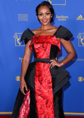 Mishael Morgan, 24 Haziran 2022 'de Pasadena Kongre Merkezi' nde düzenlenen 49. Gündüz Emmy Ödülleri 'ne ulaştı.