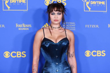 Sophia Tatum, 24 Haziran 2022 'de Pasadena Kongre Merkezi' nde düzenlenen 49. Gündüz Emmy Ödülleri 'ne ulaştı.