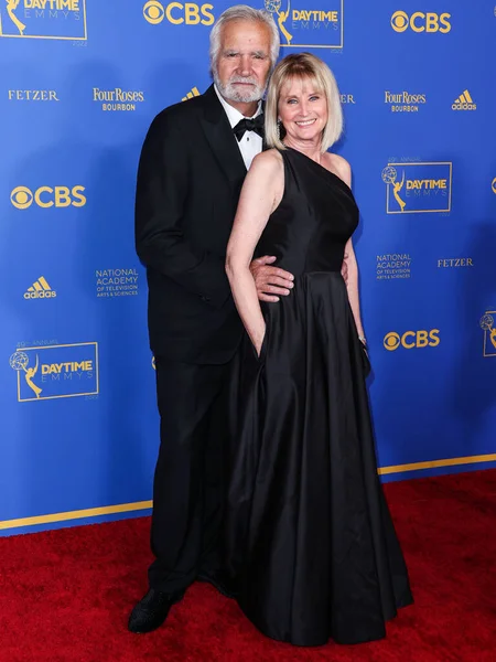 John Mccook Laurette Spang Mccook Chegam 49Th Daytime Emmy Awards — Fotografia de Stock