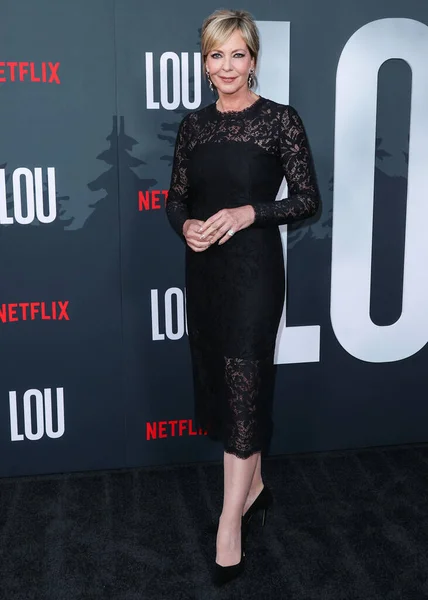 American Actress Allison Janney Arrives Los Angeles Premiere Netflix Lou — Stock Photo, Image