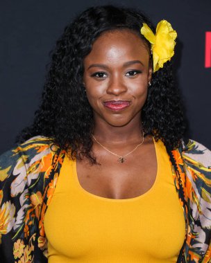 Nirine Brown, Netflix 'in' A Jazzman 's Blues' şarkısının Los Angeles 'taki galasına 16 Eylül 2022' de Hollywood, Los Angeles, Kaliforniya, ABD 'deki Netflix Tudum Tiyatrosu' nda geldi..