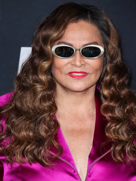 Tina Knowles Chega Los Angeles Premiere Netflix Jazzman Blues Realizado — Fotografia de Stock