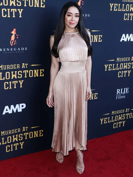 Attrice Americana Aimee Garcia Arriva Los Angeles Premiere Rlje Films — Foto Stock