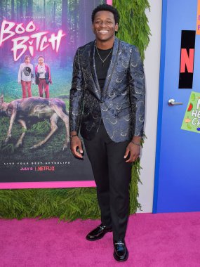 Michael Solomon arrives at the Los Angeles Special Screening Of Netflix's 'Boo, Bitch' held at the Bay Theatre on June 22, 2022 in Pacific Palisades, Los Angeles, California, United States. 