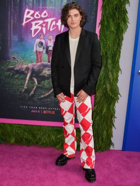 Mason Versaw arrives at the Los Angeles Special Screening Of Netflix's 'Boo, Bitch' held at the Bay Theatre on June 22, 2022 in Pacific Palisades, Los Angeles, California, United States. 