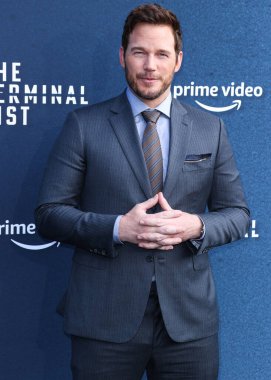 American actor Chris Pratt arrives at the Los Angeles Premiere Of Amazon Prime Video's 'The Terminal List' Season 1 held at the Directors Guild of America Theater Complex on June 22, 2022 in Los Angeles, California, United States. clipart