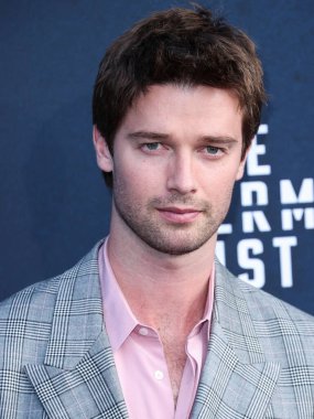 Amerikalı aktör Patrick Schwarzenegger, Amazon Prime Video 'nun' The Terminal List 'in 1. sezonunun Los Angeles Premiere' ine 22 Haziran 2022 'de Los Angeles, Kaliforniya, ABD' de bulunan American Theater Complex 'de geldi.. 
