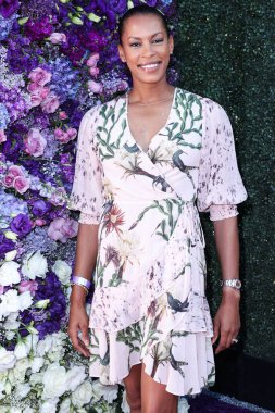 Amerikalı aktris Kearran Giovanni, 18 Haziran 2022 'de ABD' nin Kaliforniya eyaletinin Los Angeles şehrinde RJ 'nin yerinde düzenlenen HollyRod Vakfı' nın Özel Bakım 2022 Gala 'sına geldi..