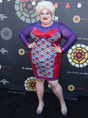 Drag queen Eureka O 'Hara, 11 Haziran 2022' de Universal City, Los Angeles, Kaliforniya, ABD 'de düzenlenen Charlize Theron Africa Yardım Projesine (CTAOP) ulaştı.. 