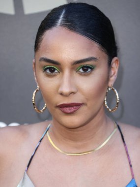 Aktris Sasha Merci, 11 Haziran 2022 'de Universal Stüdyoları Backlot' ta düzenlenen Charlize Theron Africa Yardım Projesine (CTAOP) geldi..