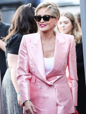 Amerikalı aktris Sharon Stone, 10 Haziran 2022 'de Hollywood Paladyumu' nda düzenlenen Sean Penn ve Ann Lee 'nin ev sahipliği yaptığı 2022 CORE Gala' sına gelir..