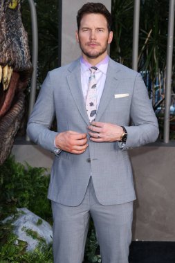 Amerikalı aktör Chris Pratt, 6 Haziran 2022 'de Hollywood, Los Angeles, Kaliforniya, ABD' de bulunan TCL Çin Tiyatrosu IMAX 'te düzenlenen Universal Pictures' ın 'Jurassic World Dominion' filminin Los Angeles galasına geldi..