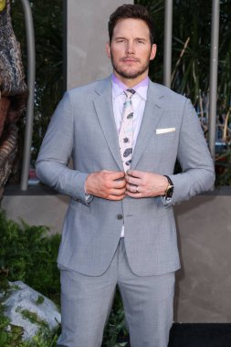 Amerikalı aktör Chris Pratt, 6 Haziran 2022 'de Hollywood, Los Angeles, Kaliforniya, ABD' de bulunan TCL Çin Tiyatrosu IMAX 'te düzenlenen Universal Pictures' ın 'Jurassic World Dominion' filminin Los Angeles galasına geldi..