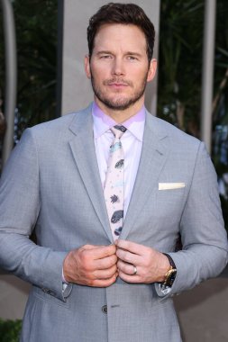 Amerikalı aktör Chris Pratt, 6 Haziran 2022 'de Hollywood, Los Angeles, Kaliforniya, ABD' de bulunan TCL Çin Tiyatrosu IMAX 'te düzenlenen Universal Pictures' ın 'Jurassic World Dominion' filminin Los Angeles galasına geldi..