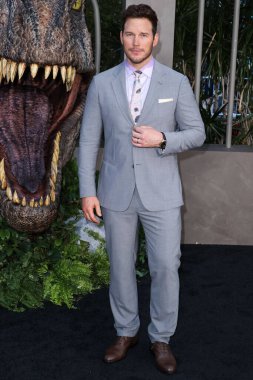 Amerikalı aktör Chris Pratt, 6 Haziran 2022 'de Hollywood, Los Angeles, Kaliforniya, ABD' de bulunan TCL Çin Tiyatrosu IMAX 'te düzenlenen Universal Pictures' ın 'Jurassic World Dominion' filminin Los Angeles galasına geldi..