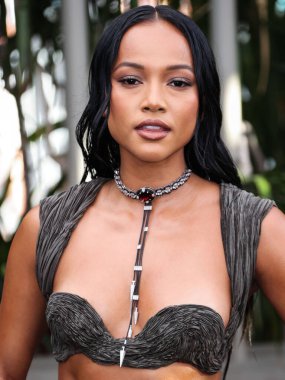 Amerikalı aktris Karrueche Tran, 6 Haziran 2022 'de Hollywood, Los Angeles, Kaliforniya, ABD' de bulunan TCL Çin Tiyatrosu IMAX 'te düzenlenen Universal Pictures' ın 'Jurassic World Dominion' adlı filminin Los Angeles galasına geldi..