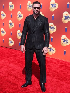 Kanadalı-Amerikalı aktör Pablo Schreiber, 5 Haziran 2022 'de Santa Monica, Los Angeles, Kaliforniya' da düzenlenen The Barker Hangar 'da düzenlenen 2022 MTV Film ve TV Ödülleri' ne geldi.. 