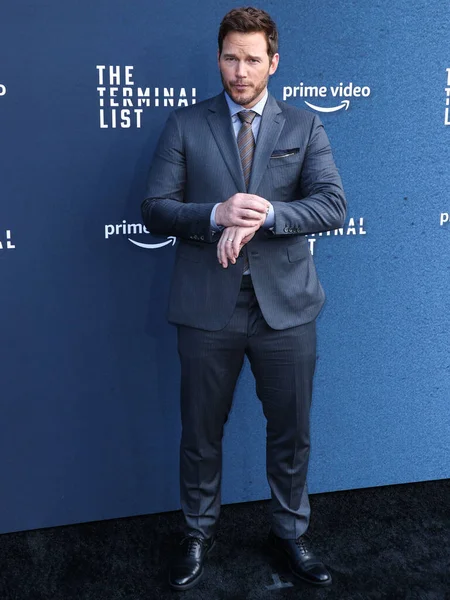 2022年6月22日 アメリカの俳優クリス プラットが 2022年6月22日にアメリカ シアター コンプレックスのディレクター ギルドで開催されたAmazon Prime Videoの Terminal — ストック写真
