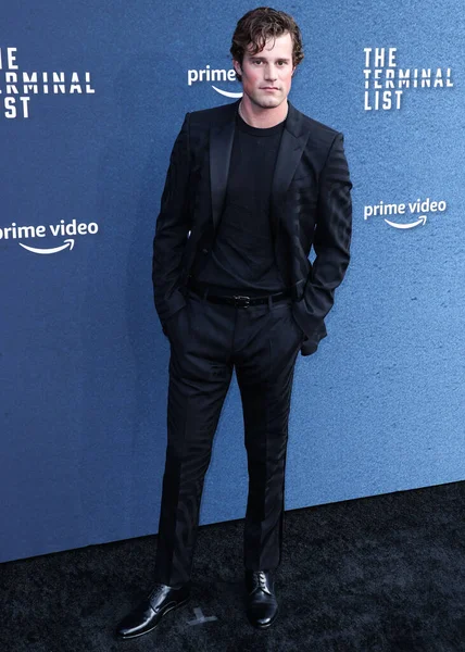 American Actor Jake Picking Arrives Los Angeles Premiere Amazon Prime — Stock Photo, Image