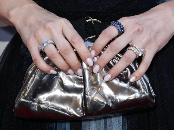 English Actress Francesca Dutton Bag Detail Arrives 2022 Core Gala — Stock Photo, Image