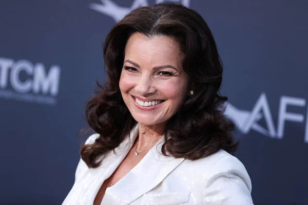 Actriz Estadounidense Fran Drescher Llega 48º Premio Anual Logro Vida — Foto de Stock